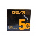 Кабель витая пара GEAR FTP 4x2x0,51 Cat5E, CU Premium, для внутренних работ, 305m