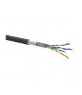 Кабель Одескабель КГПВсОшвс-ВП (100) 4*2*AWG26/19 (S/UTP-cat.5Е-SL patch), CU, спецкомпаунд на основе ПВХ, экран. многожильный, 