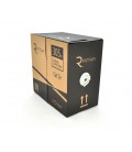 Кабель КВП UTP (4*2*0.5) 4p 24 AWG, Ritar, (CCA), для внутр. работ, 100м, White, Box Q4