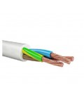 Кабель Одескабель ПВСм 2*6,0+1*6,0 белый, цена за метр