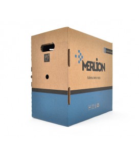 Кабель MERLION КПП-ВП 4*2*0,50 (UTP-cat.5E), СU, оболочка ПЭ, для нар. работ, 305 м.