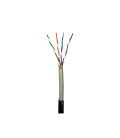 Кабель витая пара GEAR UTP 4x2x0,51 Cat5E, CCA, PVC+PE, для наружных работ, черный, 305m