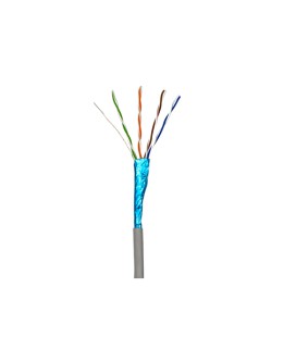 Кабель витая пара GEAR FTP 4x2x0,51 Cat5E, CCA , для внутренних работ, серый, 305m