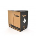 Кабель КВП UTP (4*2*0.5) 4p 24 AWG, Merlion, (CCA), для внутр. работ, 305м, White, Corton BOX (350x350x430) Q2