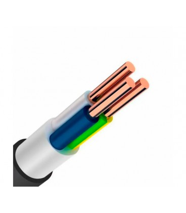 Кабель Одескабель ВВГ 3*1,5 (ож) -0,66 цена за метр бухта 200 м. черный