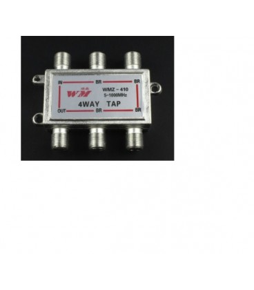 Сплиттер по коаксиальному кабелю 1x4