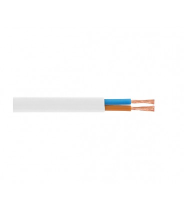 Кабель Одескабель ШВВПн 2х1,5 белый, цена за метр