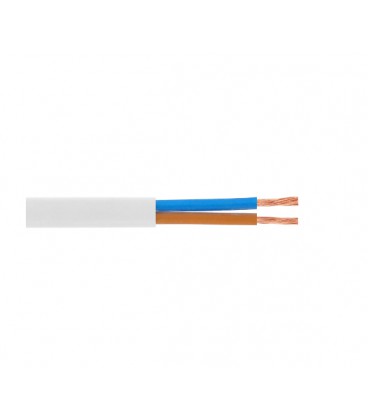 Кабель Одескабель ШВВПн 2х1,0 белый, цена за метр