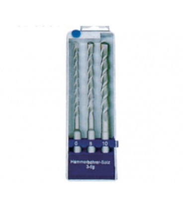 Набор сверл по бетону YOSO SDS-Plus 3 (6х160, 8х160, 10х160мм)