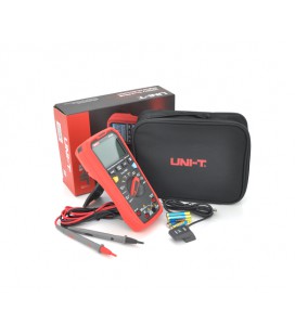 Мультиметр UNI‑T UT61B+ Измерения: V AC/DC, A AC/DC, Ω, C, Hz, Duty (NCV, True RMS), Функции: Data Hold, Max/Min, REL