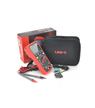 Мультиметр UNI‑T UT61B+ Измерения: V AC/DC, A AC/DC, Ω, C, Hz, Duty (NCV, True RMS), Функции: Data Hold, Max/Min, REL