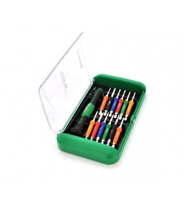 Набор инструментов BAKKU BK-6312 (Ручка+12насадок+пинцет прямой),Box