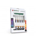 Набор инструментов BAKKU BK-6000 (Отвёртки: T2, T3, T5, T6, 'мерс'1.5, крест1.7, Пинцеты:прямой, изогнутый