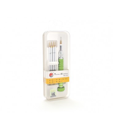 Набор отверток BAKKU BK-3315 (ручка+ torx T2,torx T3, orx T4,torx T5, orx T6,крест +1.2 мм,крест +1.8 мм,Y-тип Y2.0 мм,пятилучев