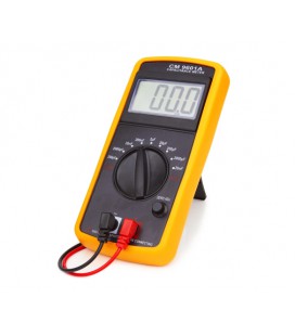 Цифровой измеритель емкости CM-9601A. Измерения: C (200pF–20mF). Функции: автообнуление, ручная коррекция нуля, защита от перегр