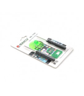 Набор инструментов BAKKU BK7296 для iPhone (Отвертки +1.3 и звезда 0.8, Nano-sim адаптер, присоска), Blister-box