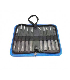 Набор пинцетов в холдере 10 шт, ESD 10-34