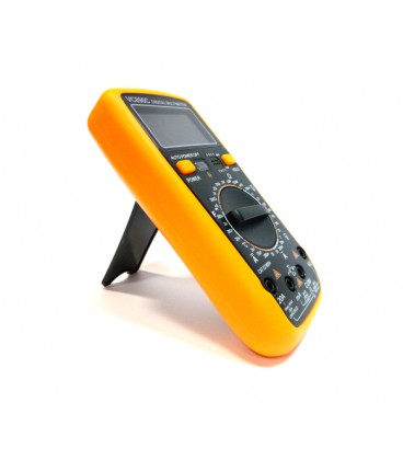 Мультиметр VC-890C Измерения: V (AC/DC), A (AC/DC), Ω, C, Hz, °C. Функции: Data Hold, прозвонка, тест диодов/транзисторов.