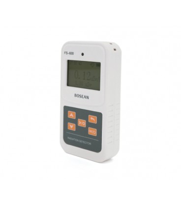 Дозиметр-радиометр Bosean FS-600, счетчик Гейгера, измеритель бытовой радиации с аккумулятором, White