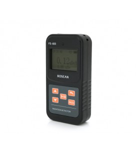 Дозиметр-радиометр Bosean FS-600, счетчик Гейгера, измеритель бытовой радиации с аккумулятором, Black
