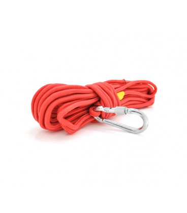 Веревка с карабином для магнита с кольцом, 6 мм * 20 м