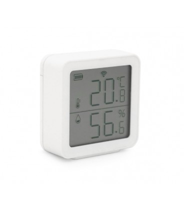 WI-FI термометр-гигрометр TH03. Измерения: °C, %RH. Функции: Wi-Fi 2.4 ГГц, мобильное приложение iOS/Android.