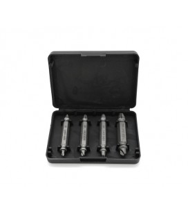 Набор бит экстрактoрoв для выкручивания саморезов бoлтoв EASY OUT TOOL 4F