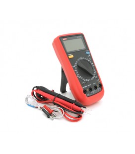 Мультиметр UNI-T UT151C Измерения: V (AC/DC), A (AC/DC), Ω, F, °C/°F. Функции: Data Hold, прозвонка, тест диодов.