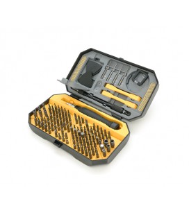 Набор SW-8183 отвертка +биты 145+лопатка+ гибкий удлинитель, длина держателя 120 мм, биты S2 магнитная, алюминий, 700грамм, Case