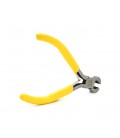 Клещи торцевые VOLTRONIC, желтая ручка, 125мм, 55гр