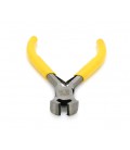 Клещи торцевые VOLTRONIC, желтая ручка, 125мм, 55гр