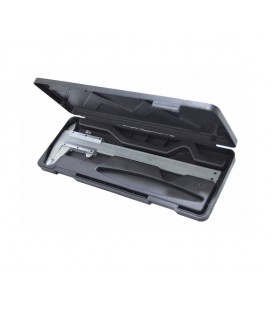 Механический штангенциркуль в футляре, Диапазон измерений: 0-150 мм Точность измерения: 0,01 мм