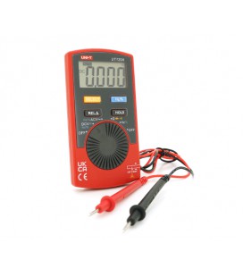 Мультиметр UNI-T UT120A: измерения V, Ω, Hz, скважность. Функции автоопределение диапазона, прозвонка, тест диодов, удержание да