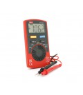 Мультиметр UNI-T UT120C: измерения V A Ω C Hz °C. Функции True RMS прозвонка тест диодов проверка транзисторов. Габариты 110×58×