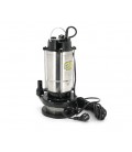 Погружной насос, 1100W, 220V, до 2.5 м³/ч, подъем до 25 м, 25мм, нержавеющая сталь, 410х195х225 мм, 11.180 кг. + переходник