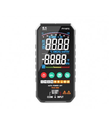 Мультиметр Fuyi FY107C, измерения: V, A, R, С, F, с температурным емкостным диодом