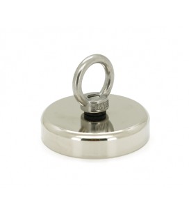 Магнит с кольцом D80, натяжение 0-250 кг