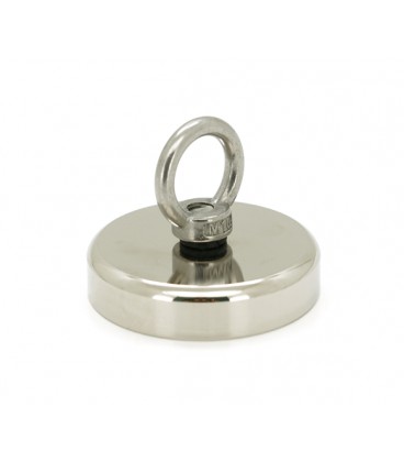 Магнит с кольцом D80, натяжение 0-250 кг