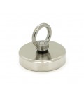 Магнит с кольцом D75, натяжение 0-165 кг