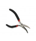 Длинногубцы изогнутые Voltronic, 4,5-дюймовые, черно-красные ручки, 120мм