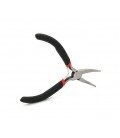 Длинногубцы изогнутые Voltronic, 4,5-дюймовые, черно-красные ручки, 120мм