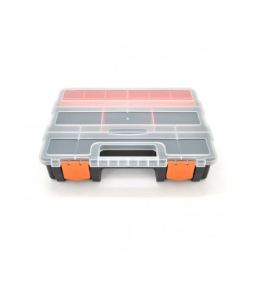 Пластиковый переносной ящик для инструментов 285 х 220 х 60мм F-290