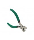 Клещи VOLTRONIC, 5-и дюймовые, с зелено-черной ручкой, 115мм