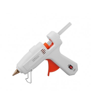 Пистолет клеевой с питанием от 220V HS-6802 120W, клей диаметром-7мм/11мм, White, Blister
