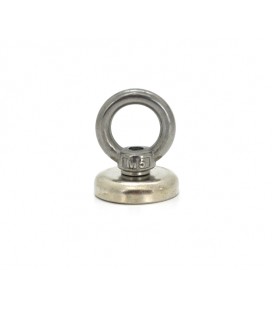 Магнит с кольцом D25, натяжение 0-19 кг