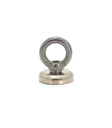 Магнит с кольцом D25, натяжение 0-19 кг