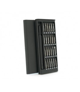 Набор отвертка+биты 24-in-1, длина держателя 115 мм, бита S2 с защелкой, рукоятка пластик, Box