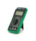 Мультиметр BAKKU BK-9205A Измерения: V DC, V AC, A DC, A AC, Ω, C, hFE, диод, транзистор