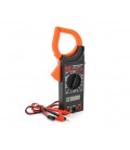 Токовые клещи HAOYUE DT-266F Измерения: V (AC/DC), A (AC/DC), Ω (NCV). Функции: прозвонка, тест диодов/транзисторов, подсветка.