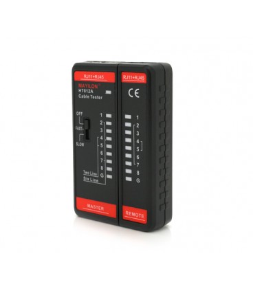 Кабельный тестер Mayilon HT-812A, RJ-45+RJ-11